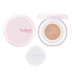 BLACK ROUGE Thin Layer Clear Cushion - Wegański podkład z efektem soft-focus i naturalnego semi-matu SPF 50+ PA++++ Veil 14g