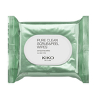 KIKO Milano Pure Clean Scrub&Peel Wipes złuszczające i odświeżające chusteczki do twarzy 2w1 20szt