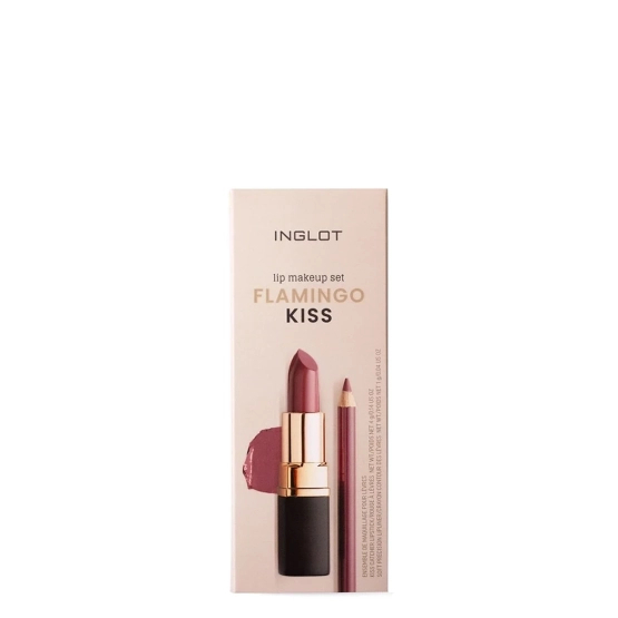 Inglot Zestaw do makijażu ust flamingo kiss